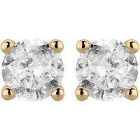 Orolino Ohrstecker 585/- Gelbgold 2 Brill. 0,25 ct. weiß