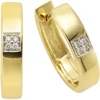 Orolino Ohrringe Gold 585 mit 6 Brillanten zus. 0,03ct.
