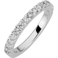 Lyomi Ring 585/- Weißgold 16 synth. Diam. 0,70ct.