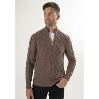 Felix Hardy Strickjacke Strickjacke Mit Durchgehendem Reißverschluss