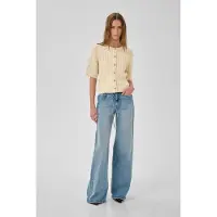 My Essential Wardrobe Damen Pullover & Cardigans Divamw Knit Cardigan - Beige - Größe L