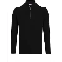 Felix Hardy Stehkragenpullover "Pullover mit halbem Reißverschluss"