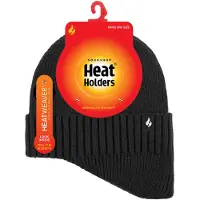 Heat Holder Wärmehalter - Thermische Acryl-Winter-Expeditionsmütze mit tiefem Ausschnitt für Männer - Schwarz