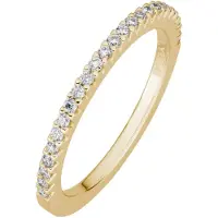 Lyomi Ring 585/- Gelbgold 25 synth. Diam. 0,28ct.