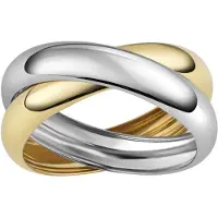 Fascination by Ellen K. Ring 585/- Gelbgold bicolor 2-reihig