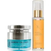 Erthskin London Tagescreme SPF & Elixier Anti-Aging Serum Set 110 ml