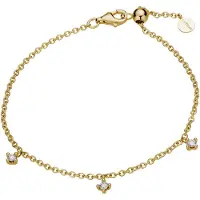 Lyomi Armband 585/- Gelbgold 3 synth. Diam. 0,16ct.
