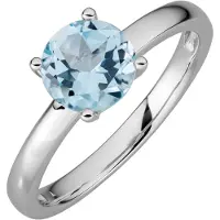 Orolino Ring Gold 585 mit Blautopas (beh.) Sky blue