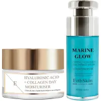 Erth Skin London Marine Glow Serum & Hyaluron Tagescreme Anti-Aging Set 80 ml