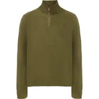 Dreimaster Fleecepullover Männer khaki