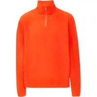 Dreimaster Fleecepullover Männer orange