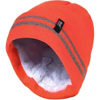 Heat Holder Reflektierende Herrenmütze mit hoher Sichtbarkeit in Orange und Gelb