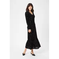 Kaffe Jerseykleid "Damen Jerseykleid KArosa", Damen, Gr. M, N-Gr, schwarz (schwarz deep cc), Obermaterial: 64% Polyester PES. 28% Polyamid PA. 8% Elasthan EL., Kleider Jerseykleid