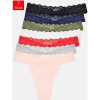 Tazzio Damen String 7er-Pack