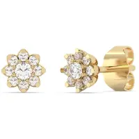 Diam Addict Ohrringe 585 Gelbgold mit im Labor gezüchteten Diamanten
