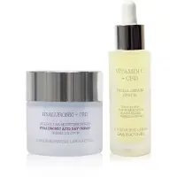 London Botanical Laboratories Hyaluronsäure-Tagescreme + Vitamin-C-Serum