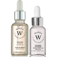 Warda Skincare Collagen Gesichts- und Anti-Aging Augenserum Set 45 ml