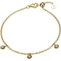 Lyomi Armband 585/- Gelbgold 3 synth. Diam. 0,12ct.