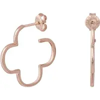 Cai Creole 925 Sterling Silber rosé vergoldet Kleeblatt