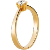 Orolino Ring Gold 750 mit natürlichem Brillant 0,25ct.