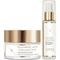 Erthskin London 18. Hyaluronsäure & Collagen Tagcreme 50ml + Hyaluronsäure & Collagen Serum - 60ml