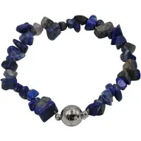 Steuer Modeschmuck Armband Splitter- Lapislazuli blau