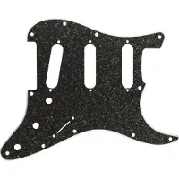 Fender Hybrid-Glas/Glitter- Stratocaster S/S/S-Pickguard Dark- Gray -Sparkle