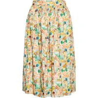 Queen Kerosin Damen Swing Wickelrock mit Pin-Up All-Over-Print Pin-Up mehrfarbig