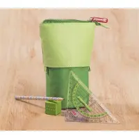 Brunnen Etui und Stiftkeköcher grün Packung mit 4 Stück