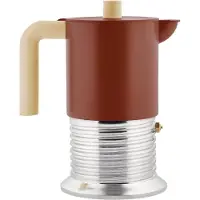 Alessi Espressokanne Vite 6 Tassen Brown