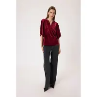Soaked in luxury Langarm-Bluse SLVelera Langarm-Bluse Feminine Form wine