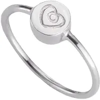 Cai Ring 925/- Sterling Silber rhodiniert Herz