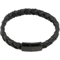 Zeeme Stainless Steel Armband Edelstahl/PVD schwarz