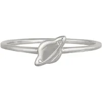 Cai Ring 925 Sterling Silber rhodiniert Planet Saturn