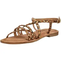 Lazamani Sandalen Sandalen Leder/Textil