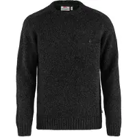 Fjällräven Pullover Lada Round-Neck Sweater M Black Herren-XS