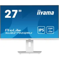 Iiyama ProLite XUB2792QSU-W5, 68,6 cm (27"), 2560 x 1440 Pixel, Wide Quad HD, LED, 5 ms, Weiß