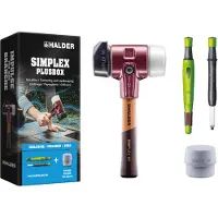 HALDER SIMPLEX Plusbox GaLaBau Ø 60 mm Superplastik / Gummi / TPE-mid + Pica Big Dry Marker