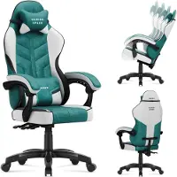 Huzaro Force 2.7 Gaming Stuhl Velours Grün Ergonomisch Wippfunktion bis 140 kg