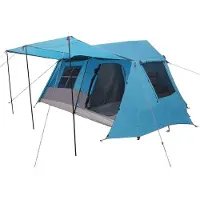 vidaXL Tunnelzelt Blau 400 x 278 x 182 cm