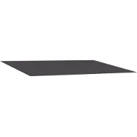 vidaXL Markisenersatzstoff Anthrazit 500 x 350 cm Polyester
