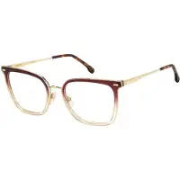 Carrera Damen 3040 7W5 Rahmen von BRILLEN Metall Bordeaux Quadratisch