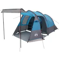 vidaXL Tunnelzelt Blau 390 x 215 x 152 cm