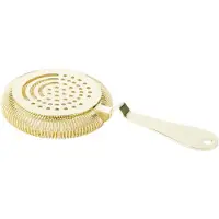 Barlife Cocktail Strainer Gold 18,5x9,5cm Edelstahl