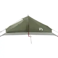 vidaXL Trekkingzelt 4 Personen Olivgrün