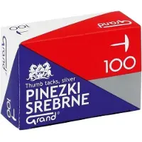 Staples Pins S100 Silber 100 Stk.