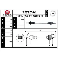EAI Antriebswelle T97123A1