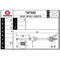 EAI Antriebswelle T97592