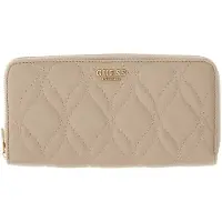 GUESS Geldbörse Maxine SLG Zip Around Wallet L Light Taupe