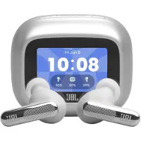 JBL Live Beam 4 – Kabelloser In-Ear-Kopfhörer für Anrufe/Musik/Sport/Alltag – Bluetooth – Silber